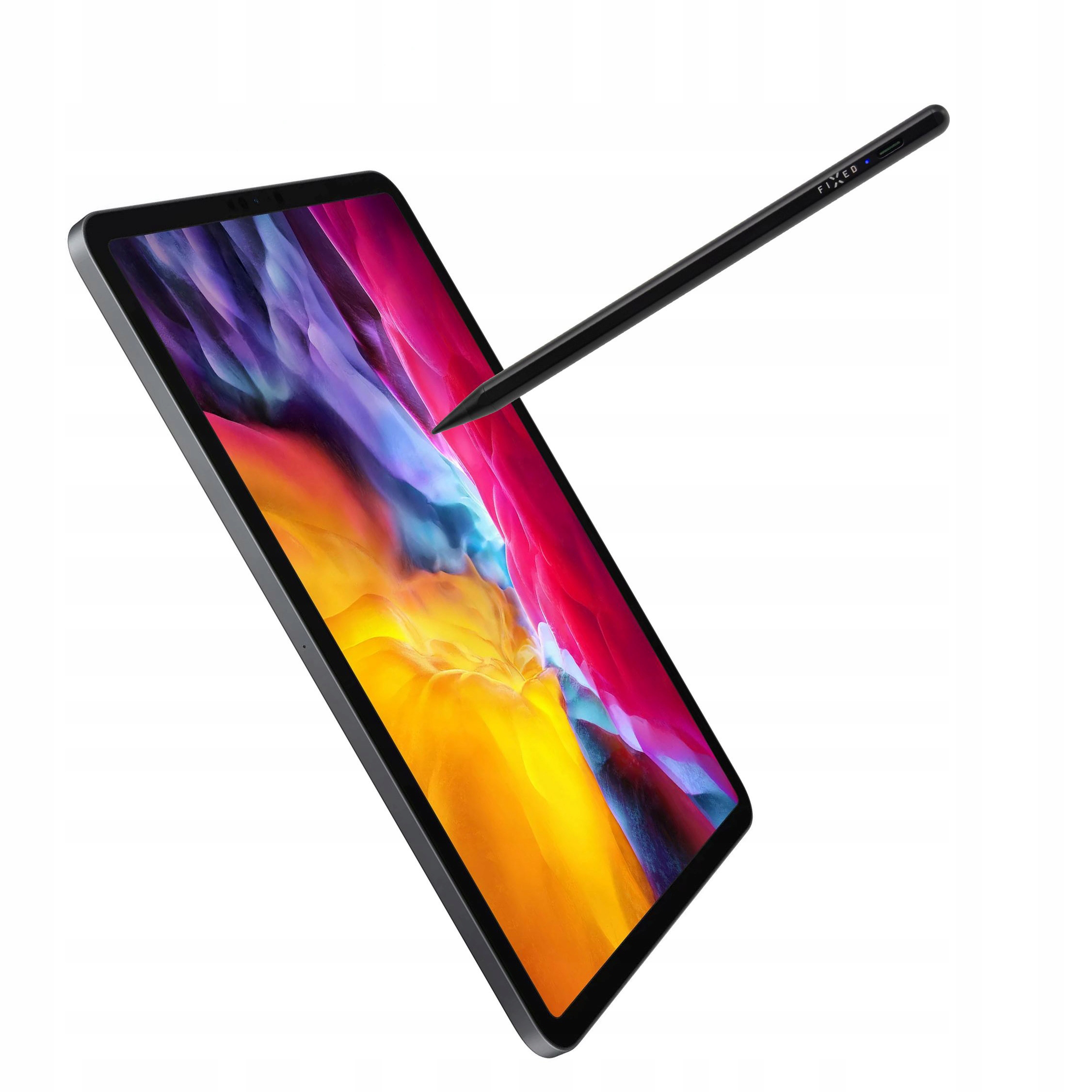 Dotykové pero Fixed Graphite pre iPady s inteligentným hrotom a magnetmi čierne
