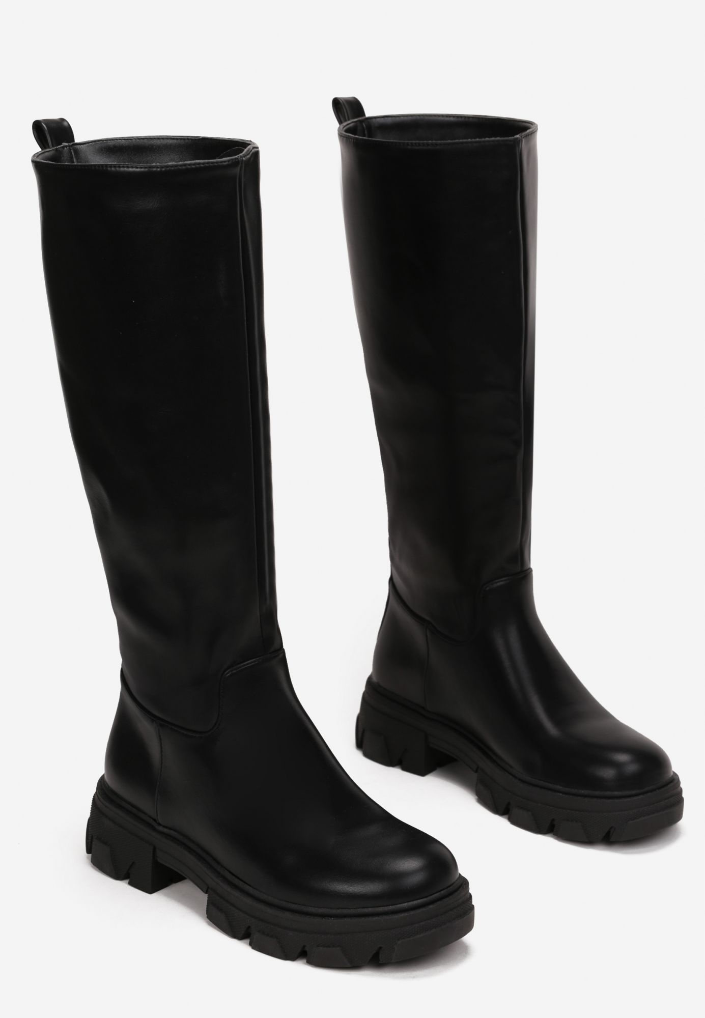 

Born2Be Czarne Kozaki damskie 38 Ekoskóra