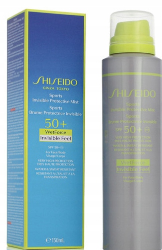 Shiseido Sports Invisible Protective Mist mgiełka do opalania SPF50 150ml