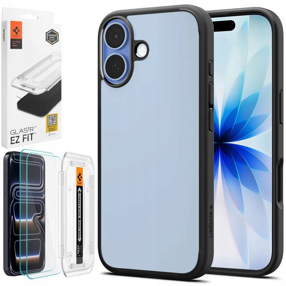 Spigen Pouzdro Ultra Hybrid Case 2x ochranné Sklo pro Apple iPhone 17