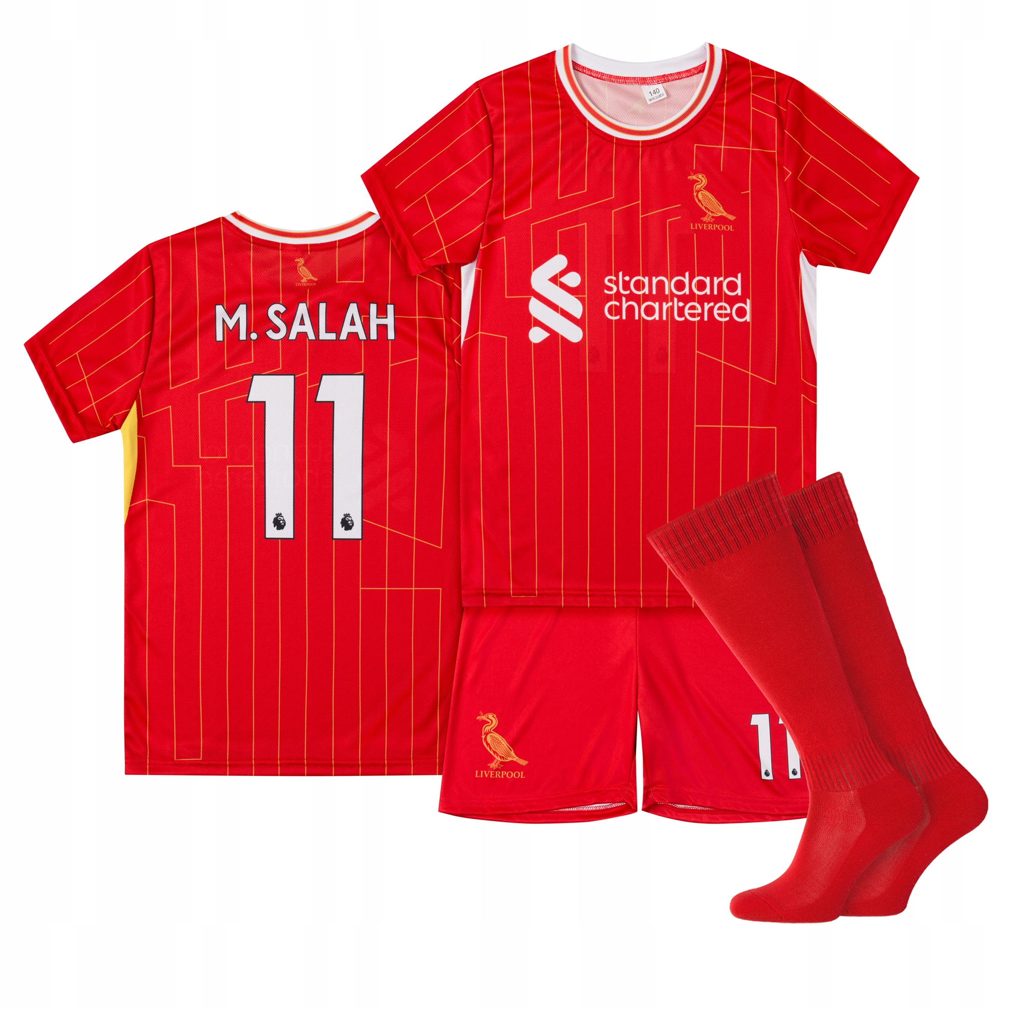 Strój piłkarski getry Salah 11 rozm. 128