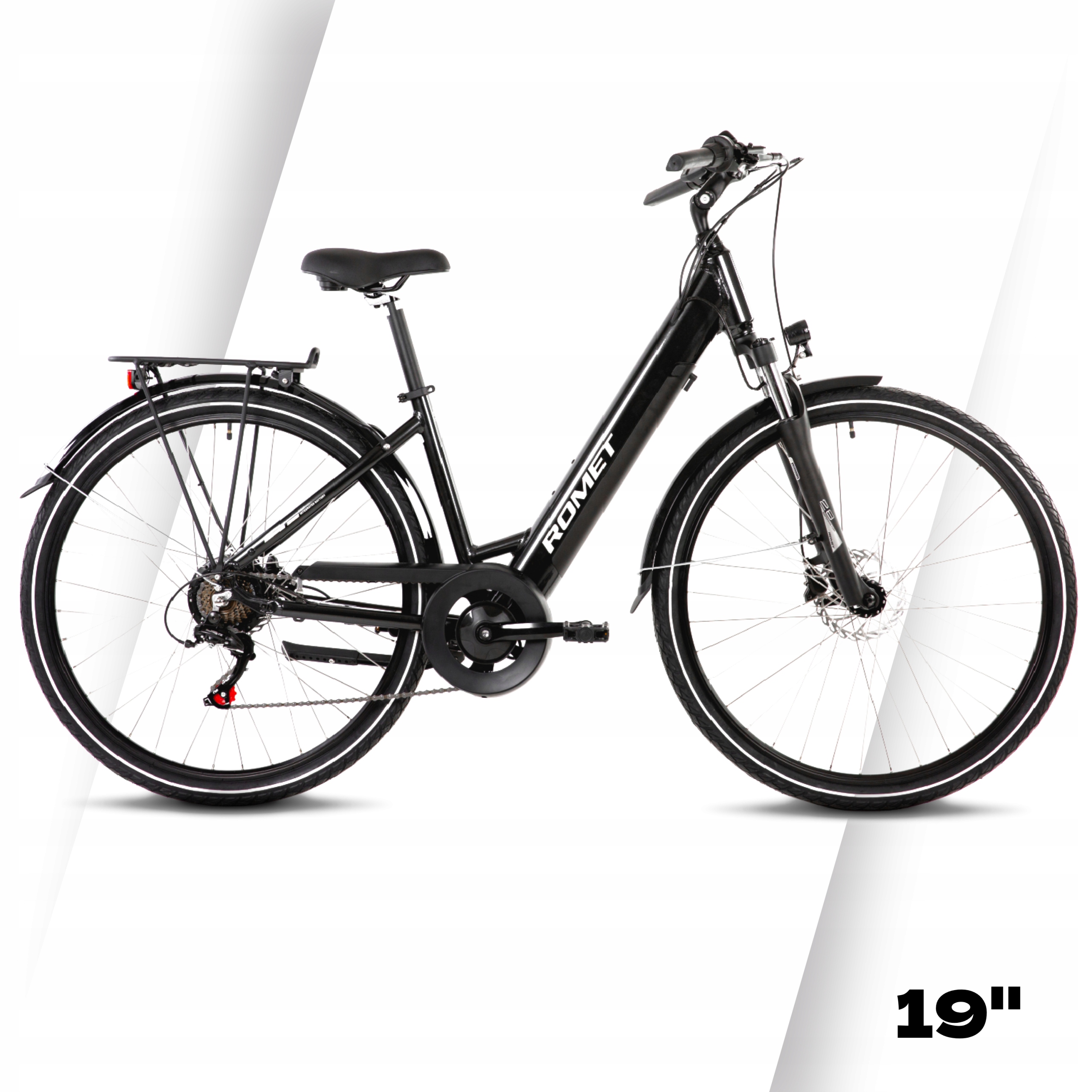Uniwersalny Rower elektryczny Romet Wave Bf 1.0 R 28" rama 19" 504WH 250W