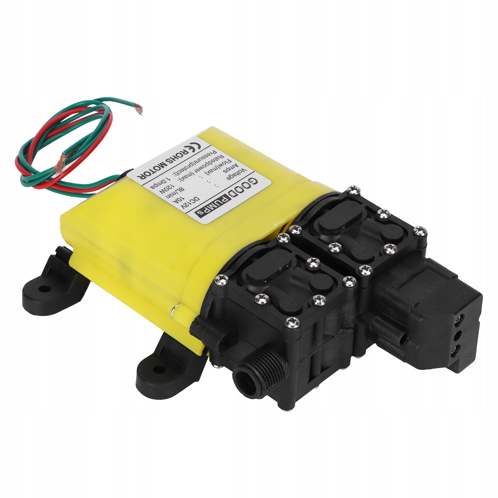 Wysokociśnieniowa Pompa Do Wody Dla Zraszaczy Ogrodowych 12V 120W 8L/MIN