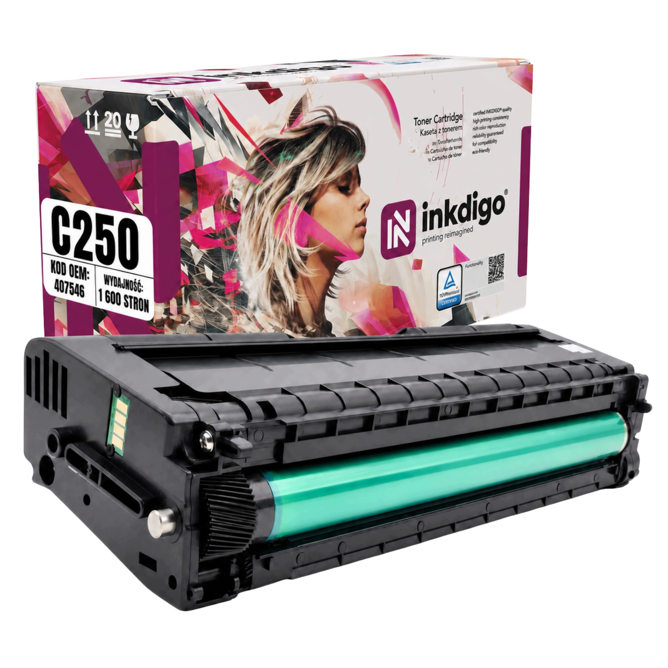 Náhradní toner pro tiskárnu Ricoh Sp C250 C260 C261