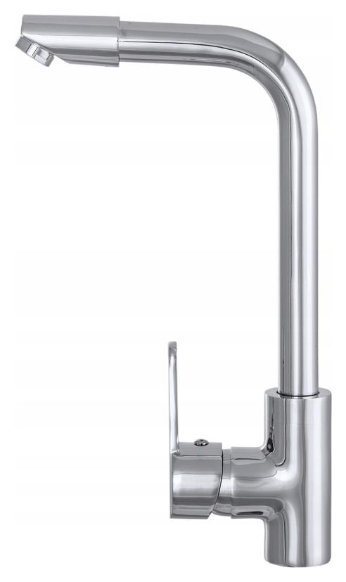 Kuchyňská Baterie s výpustí Mosaz Chromovaná Stojící vodovodní kohoutek do kuchyně dřezu Move