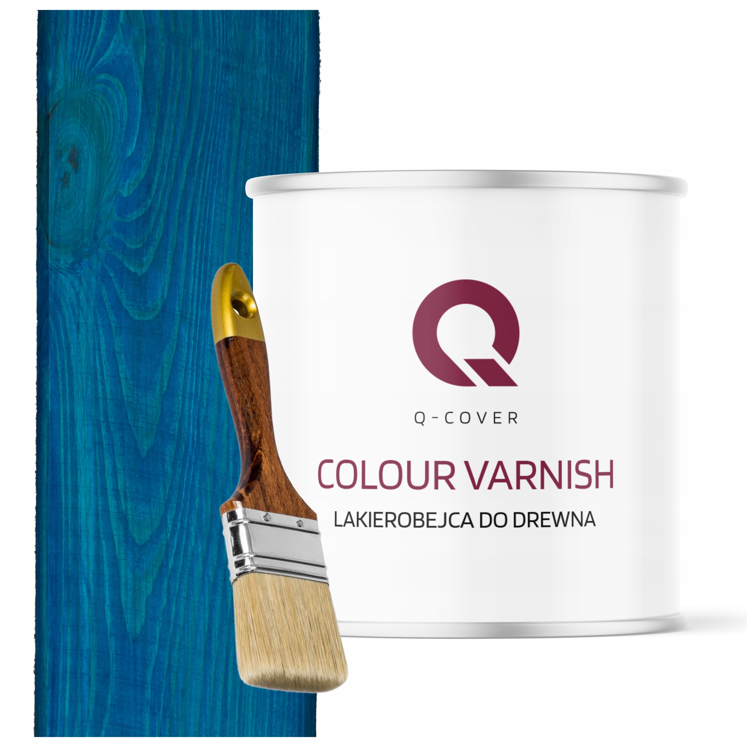 Lakovačka Na Dřevěné Prvky Výkonná Modrá Polomatná 2,5 L Dárek