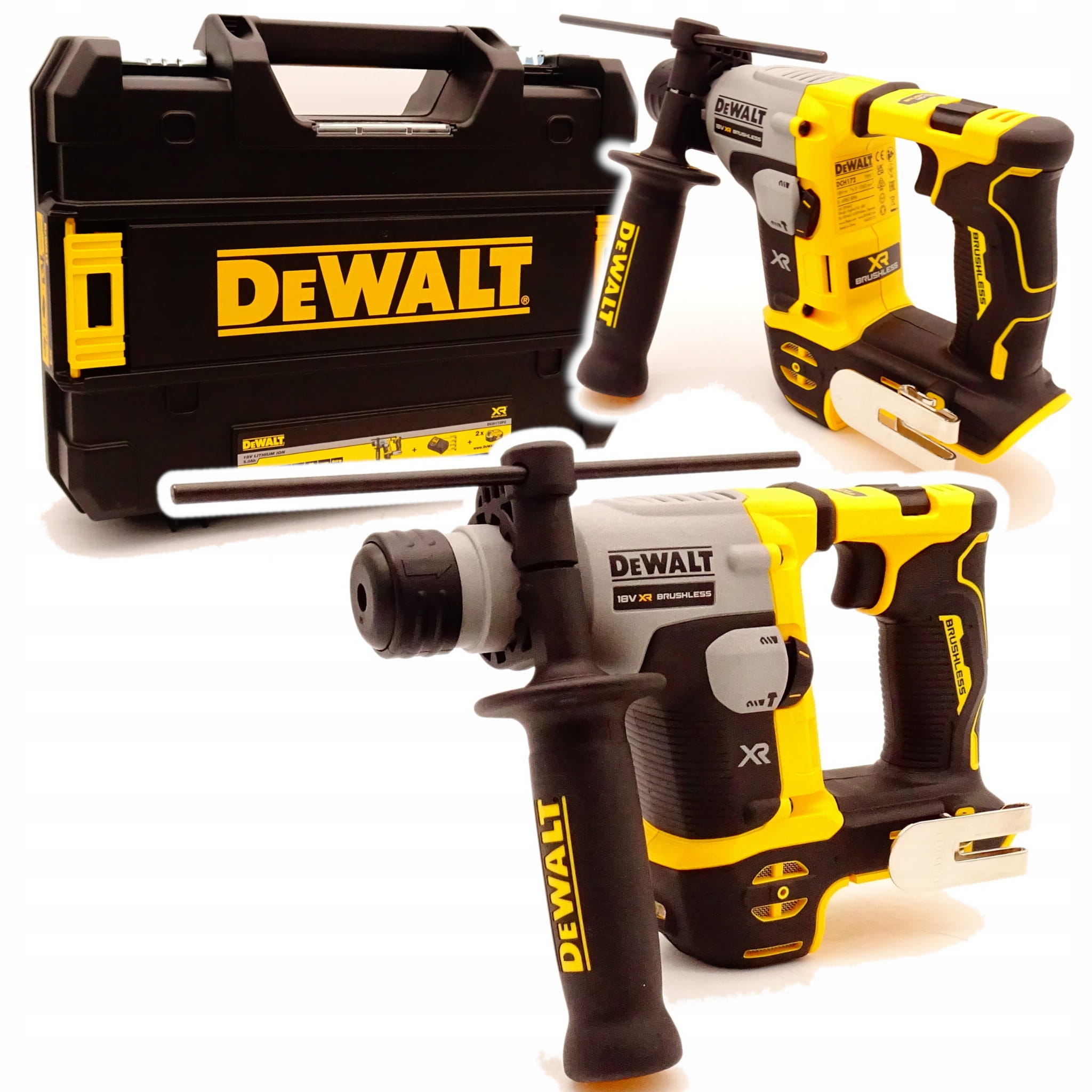 Młotowiertarka DeWalt DCH172NT Sds Plus 1,4J 18V Xr Body W Walizce