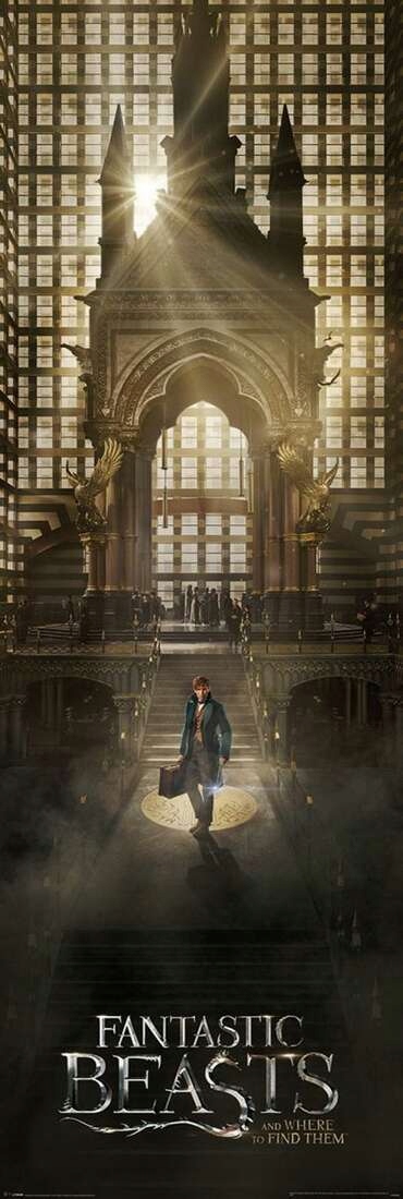 Fantastyczne zwierzęta plakat 53x158 cm