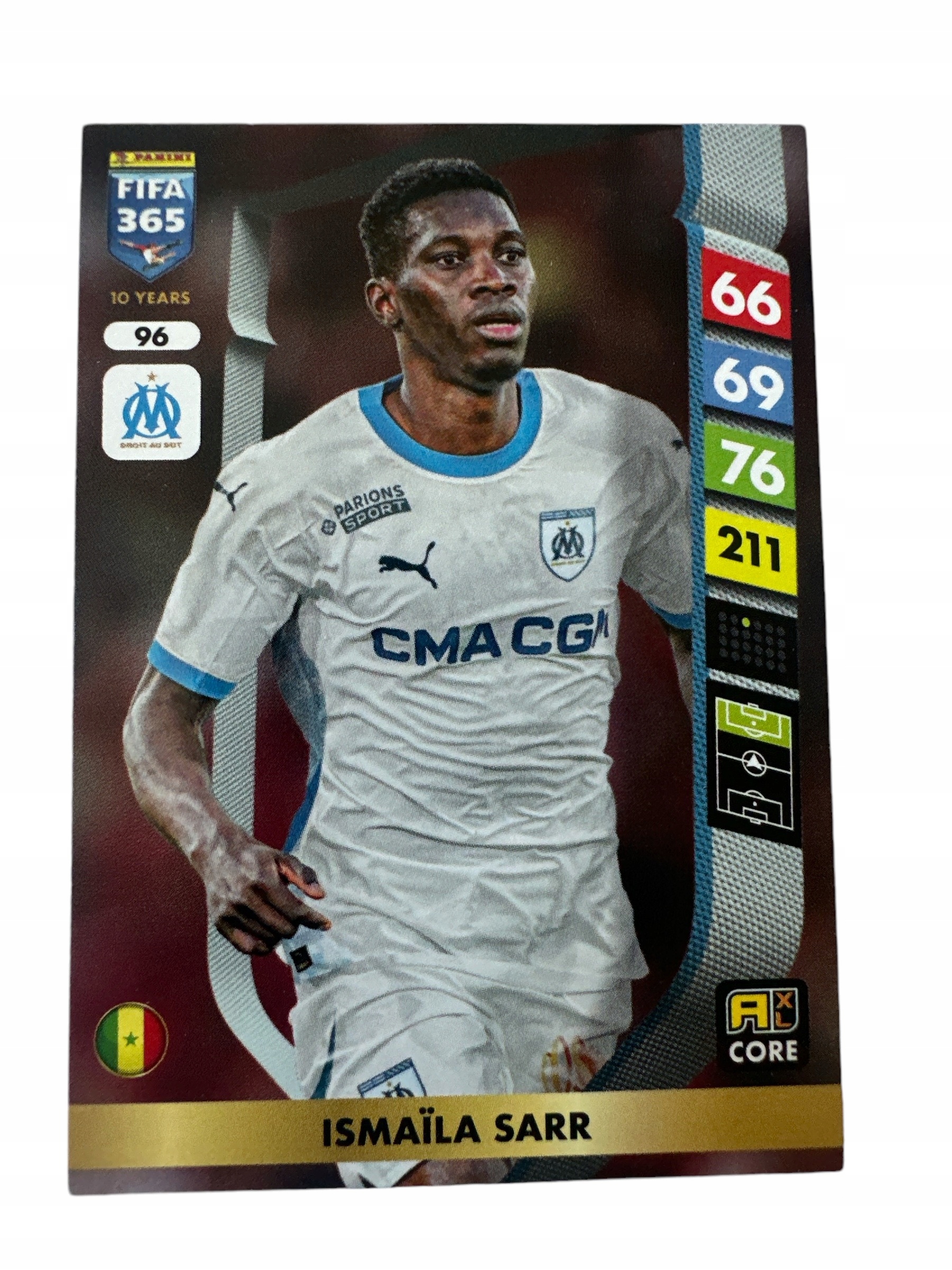 Fifa 365 2025 Adrenalyn XL Panini Core Olympique Nr 96 Sarr