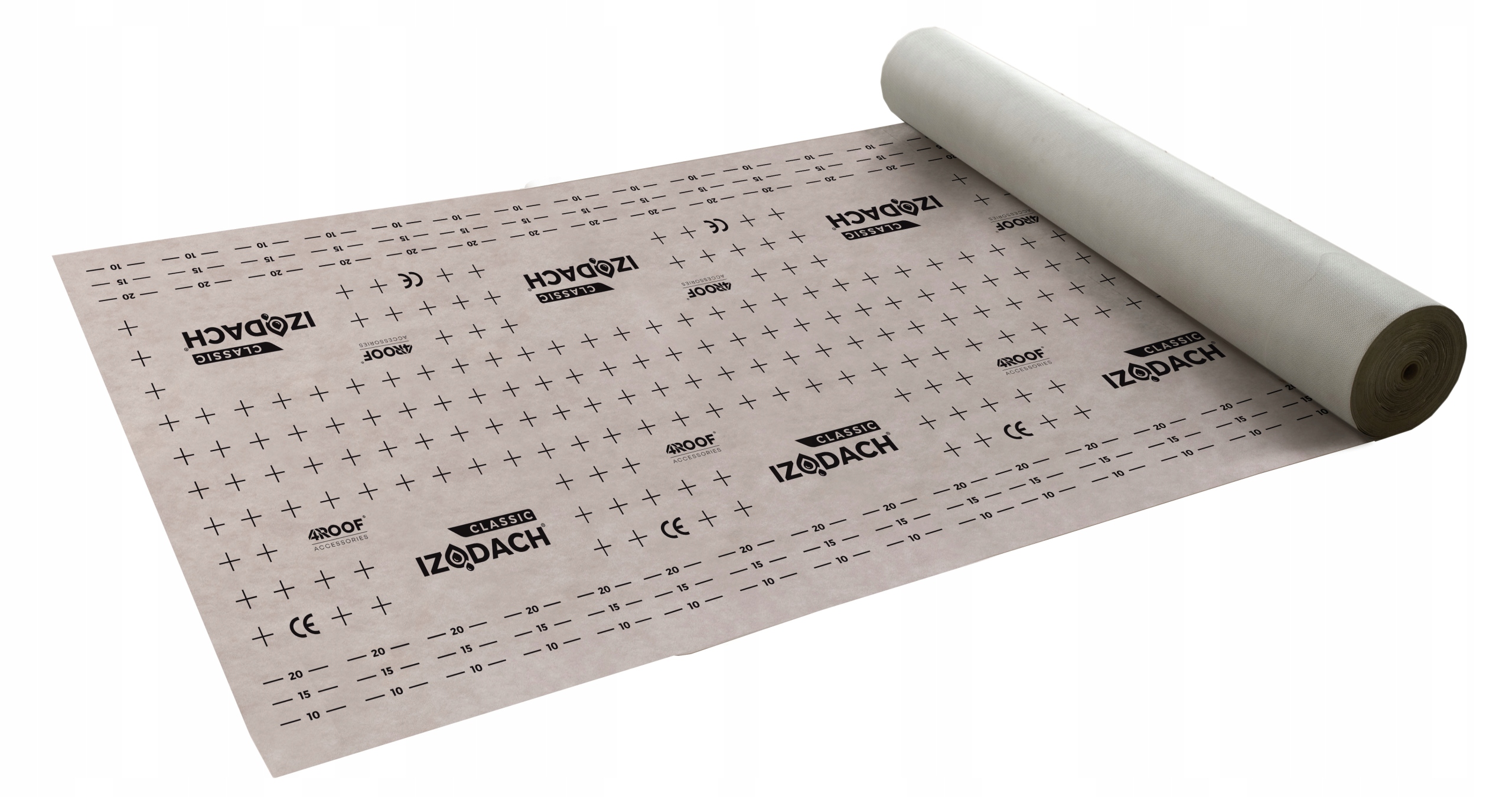 4ROOF Strešná membrána Izodach Classic 120 g 3 vrstvy fólie na strechu 75 m2