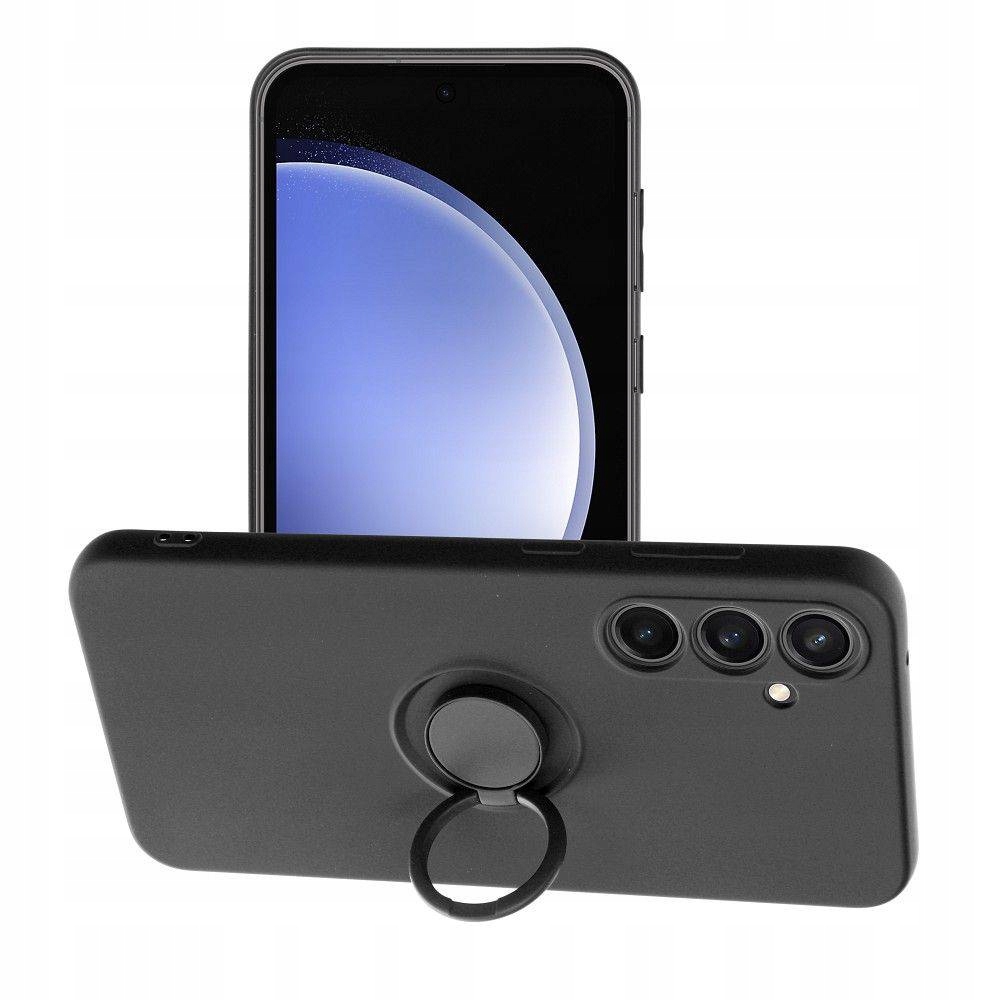 Etui Silicone Ring Do Samsung Galaxy S23 Fe Czarny