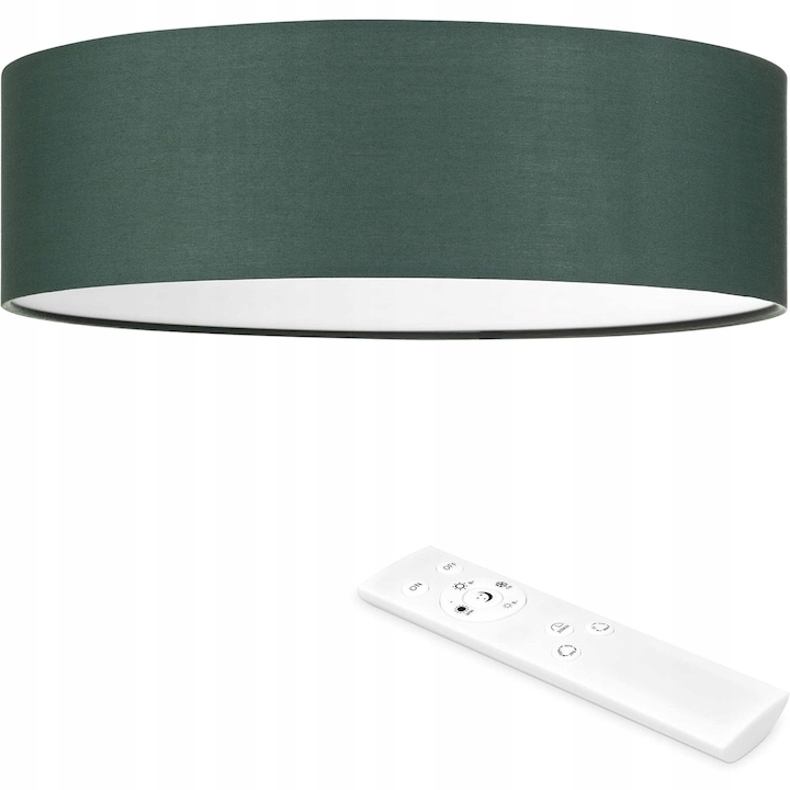 stropní svítidlo Led Navaris 22W s dálkovým ovládáním a možností nastavení barvy 40 cm, zelená