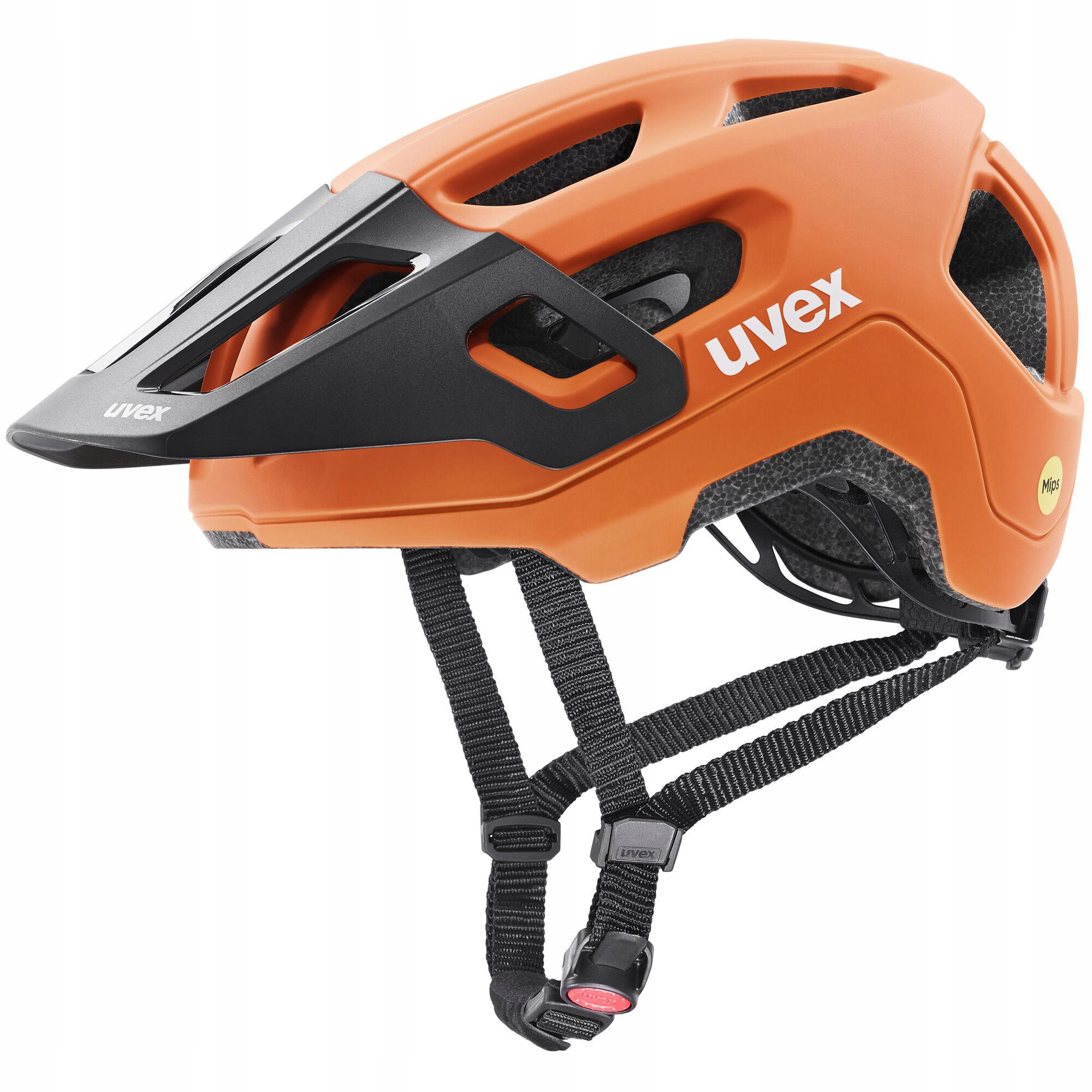 Kask rowerowy juniorski Uvex React Jr Mips Papaya Matt S 52-56cm