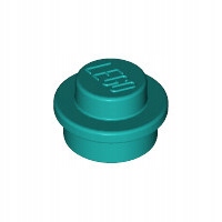 

Lego Płytka 1x1 4073 6325978 DTurquoise 1szt New