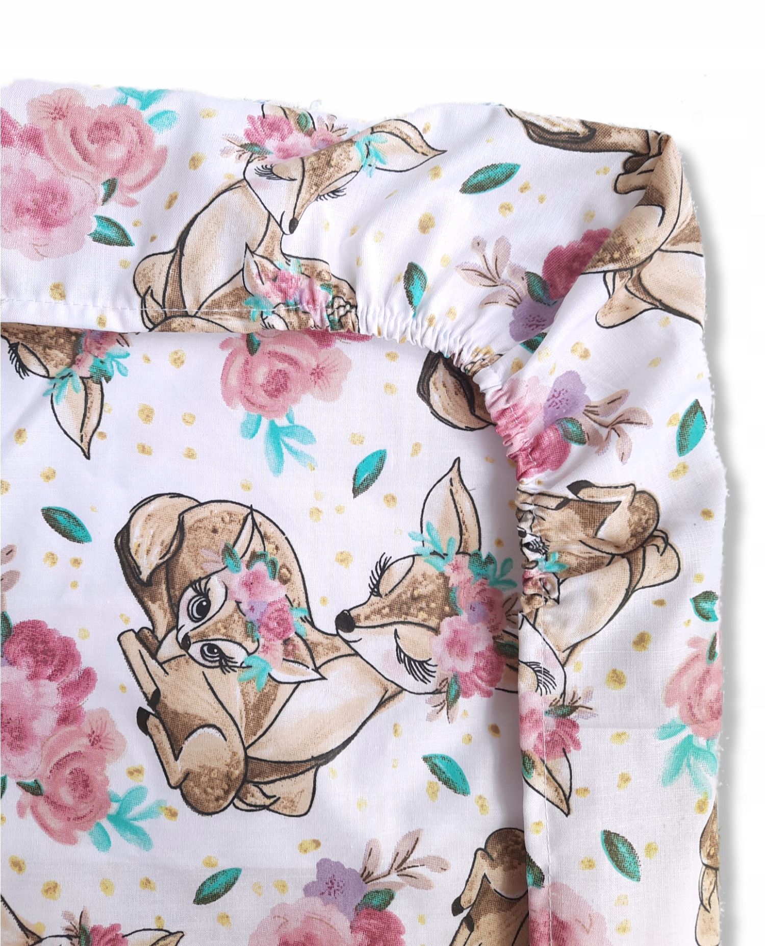 

Prześcieradło łóżeczka Dostawnego 90x55 jelonek