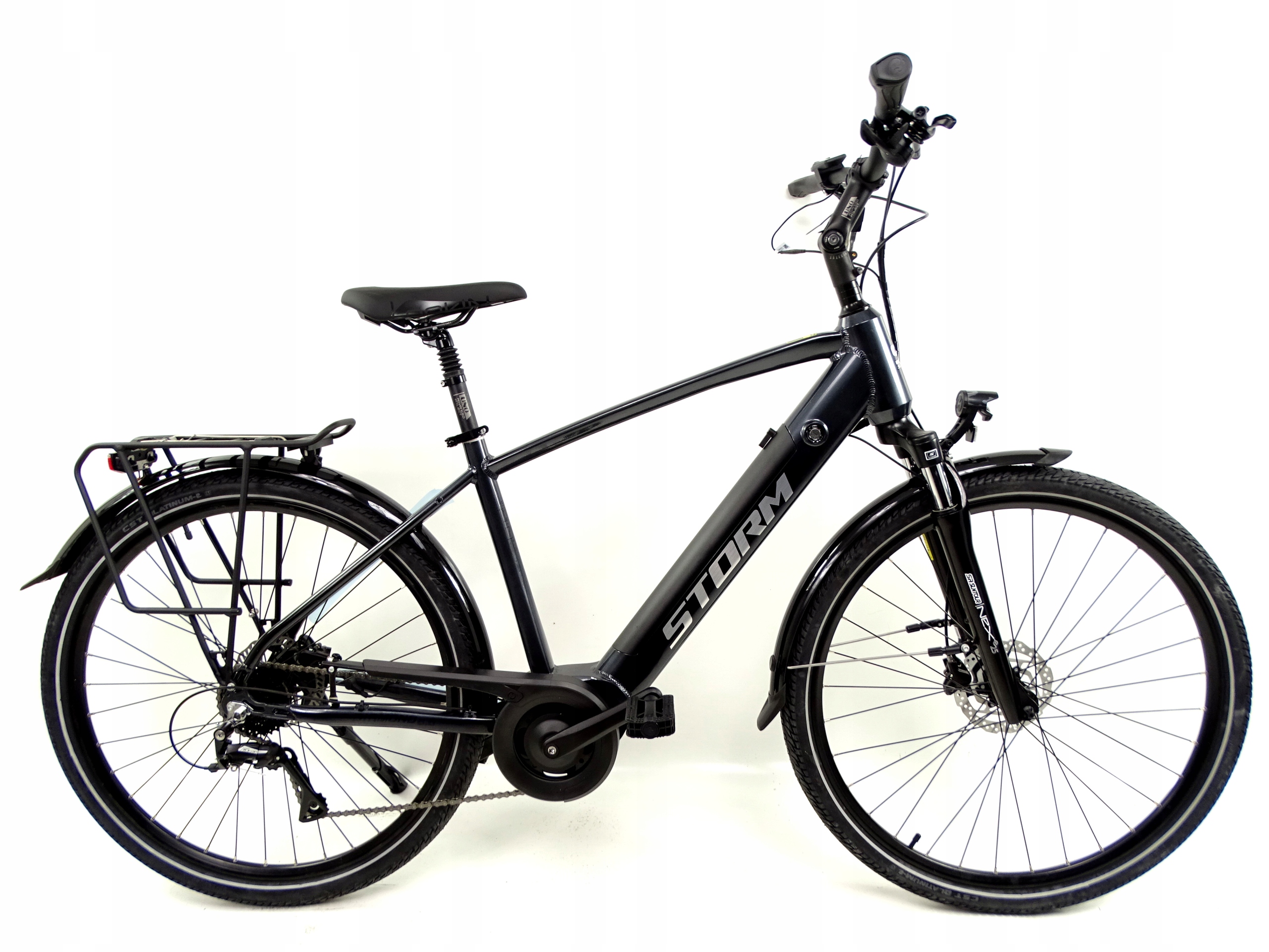 Rower elektryczny Storm Diamond 4.0 Man grafit rama 19" koło 28" 8 biegów