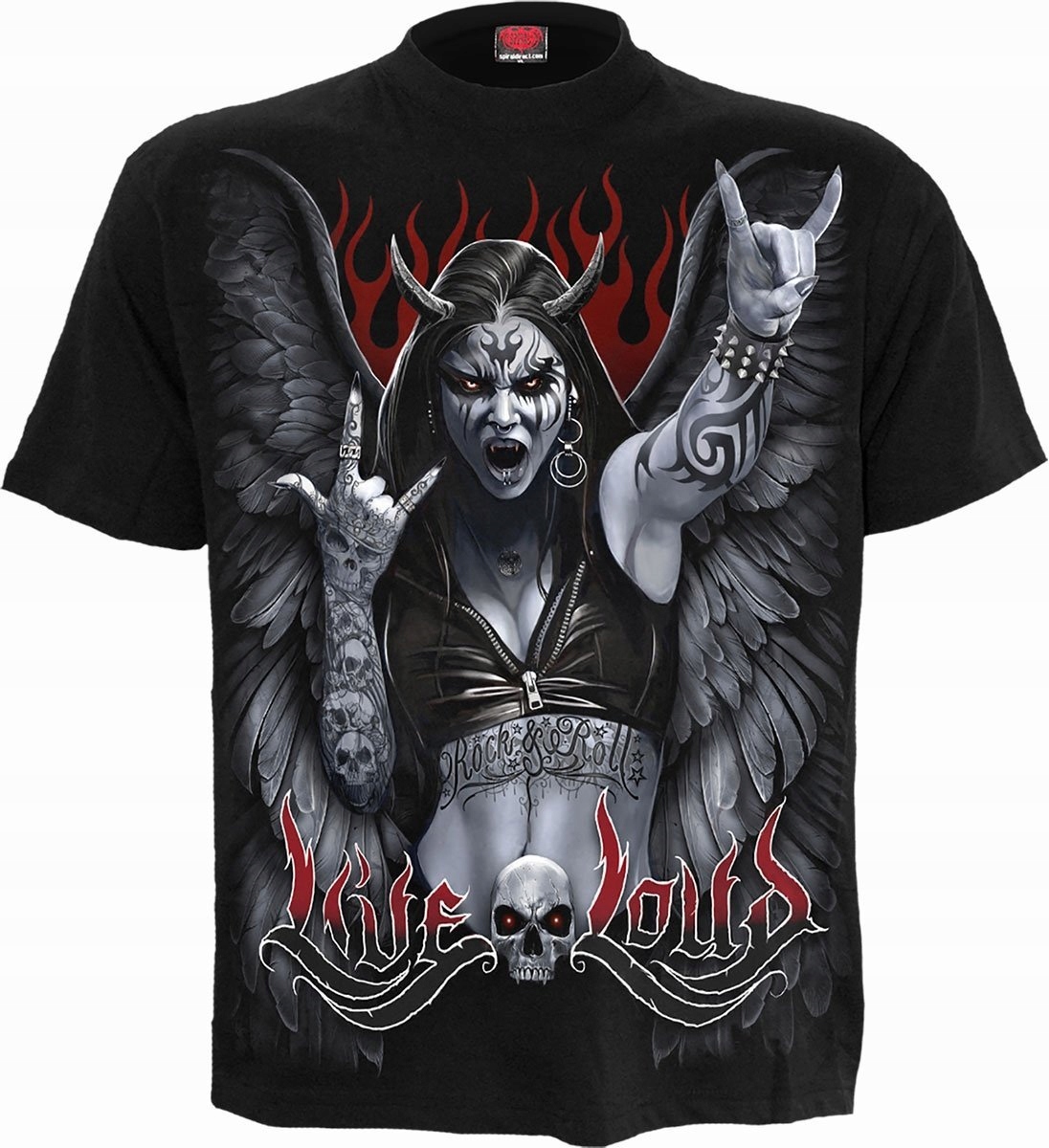 Tričko Rock Loud Spiral M
