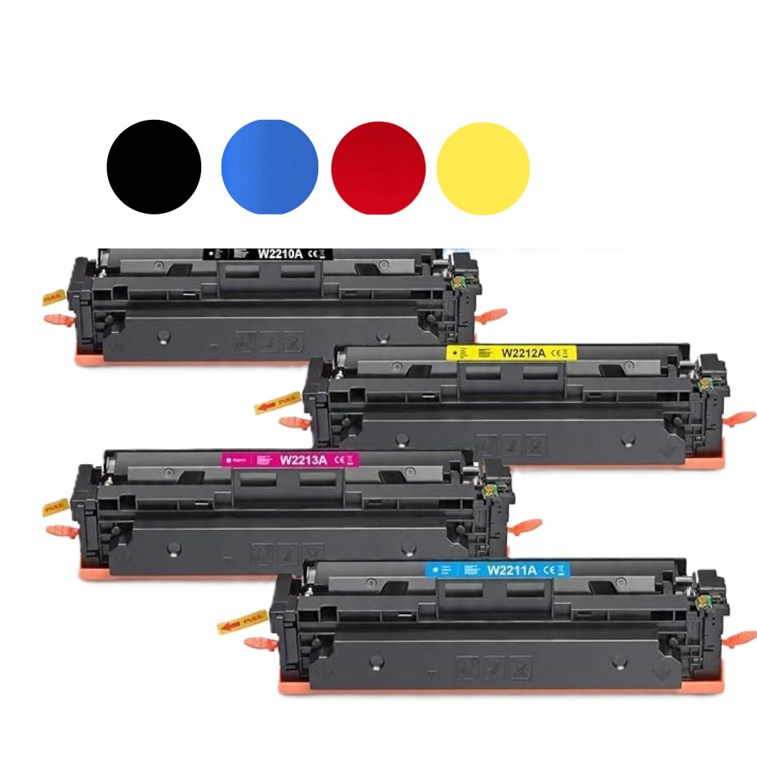 4X Toner zamienny Hp 207A W2210A z chipem M255dw M283fdn M282nw M283cdw