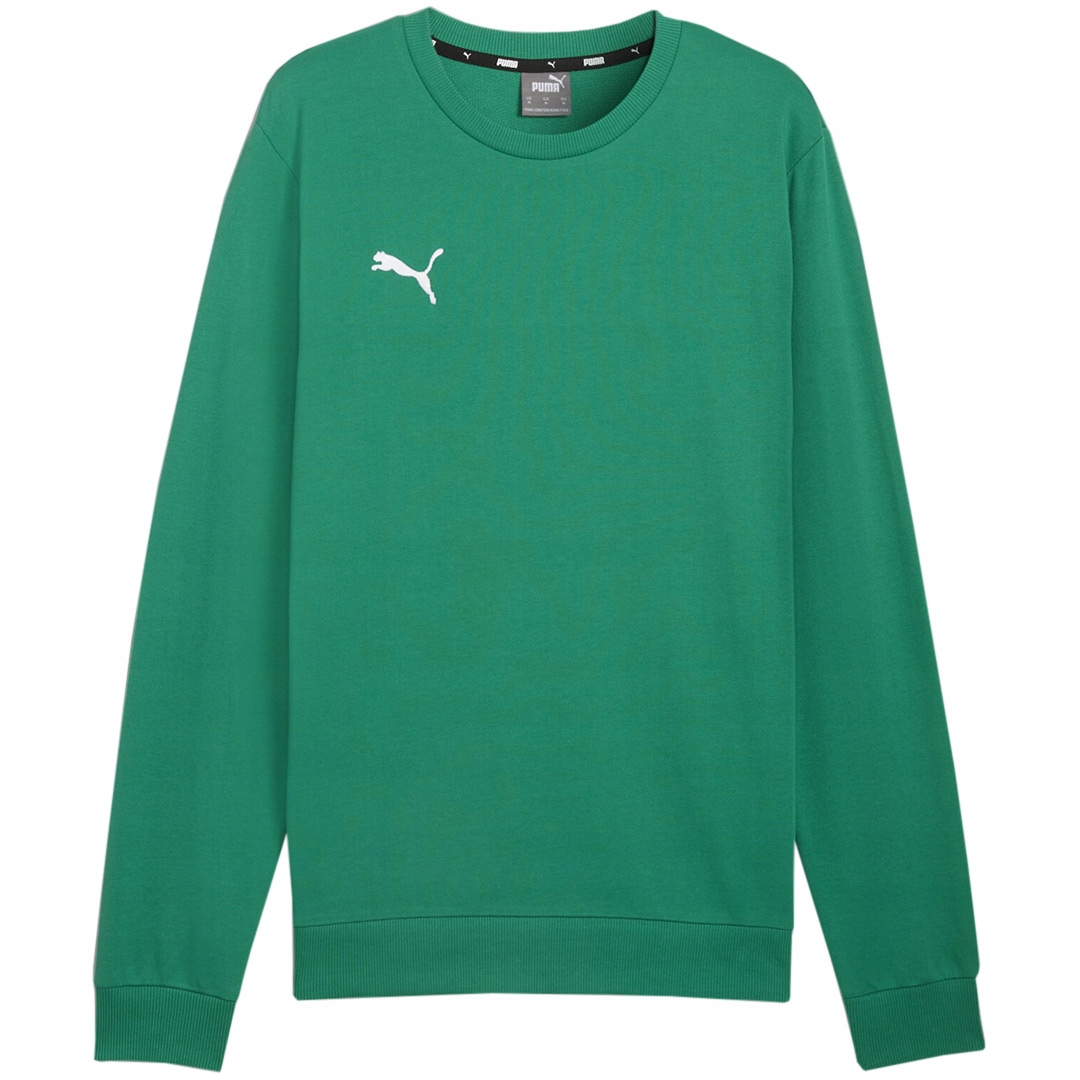 Pánská mikina Puma Team Goal Casuals Crew Neck Sweat zelená 2XL