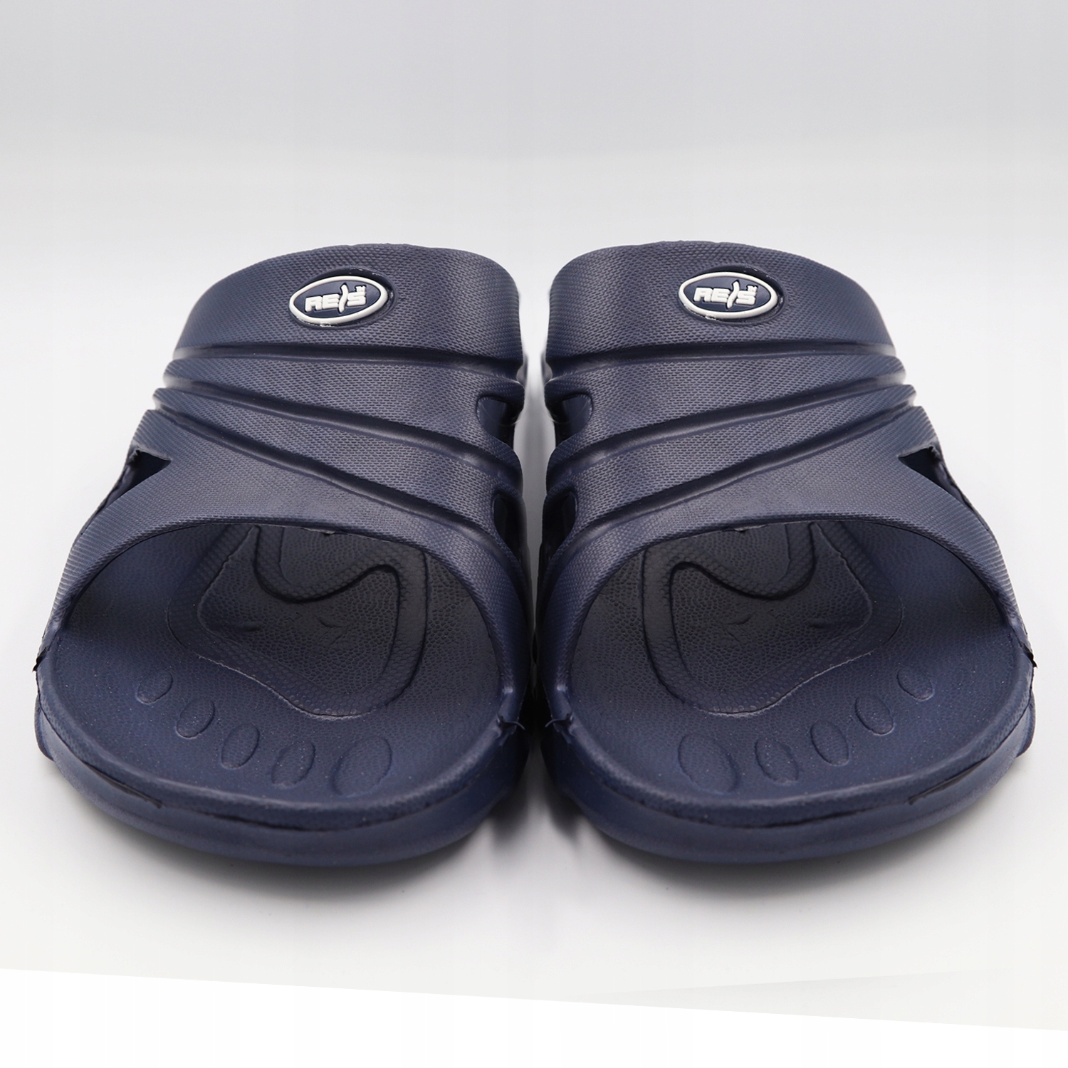 KLAPKI MĘSKIE BASENOWE PLAŻOWE DO DOMU LEKKIE 42 Długość wkładki 27 cm