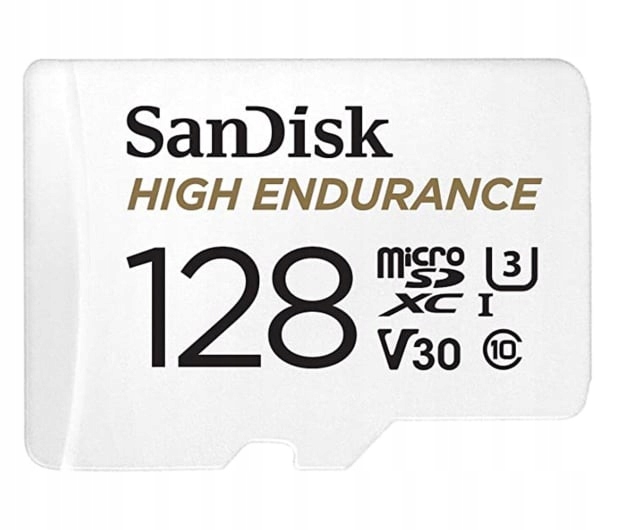 Karta microSD Sandisk 128GB microSDXC High Endurance Uhs I U3 V30