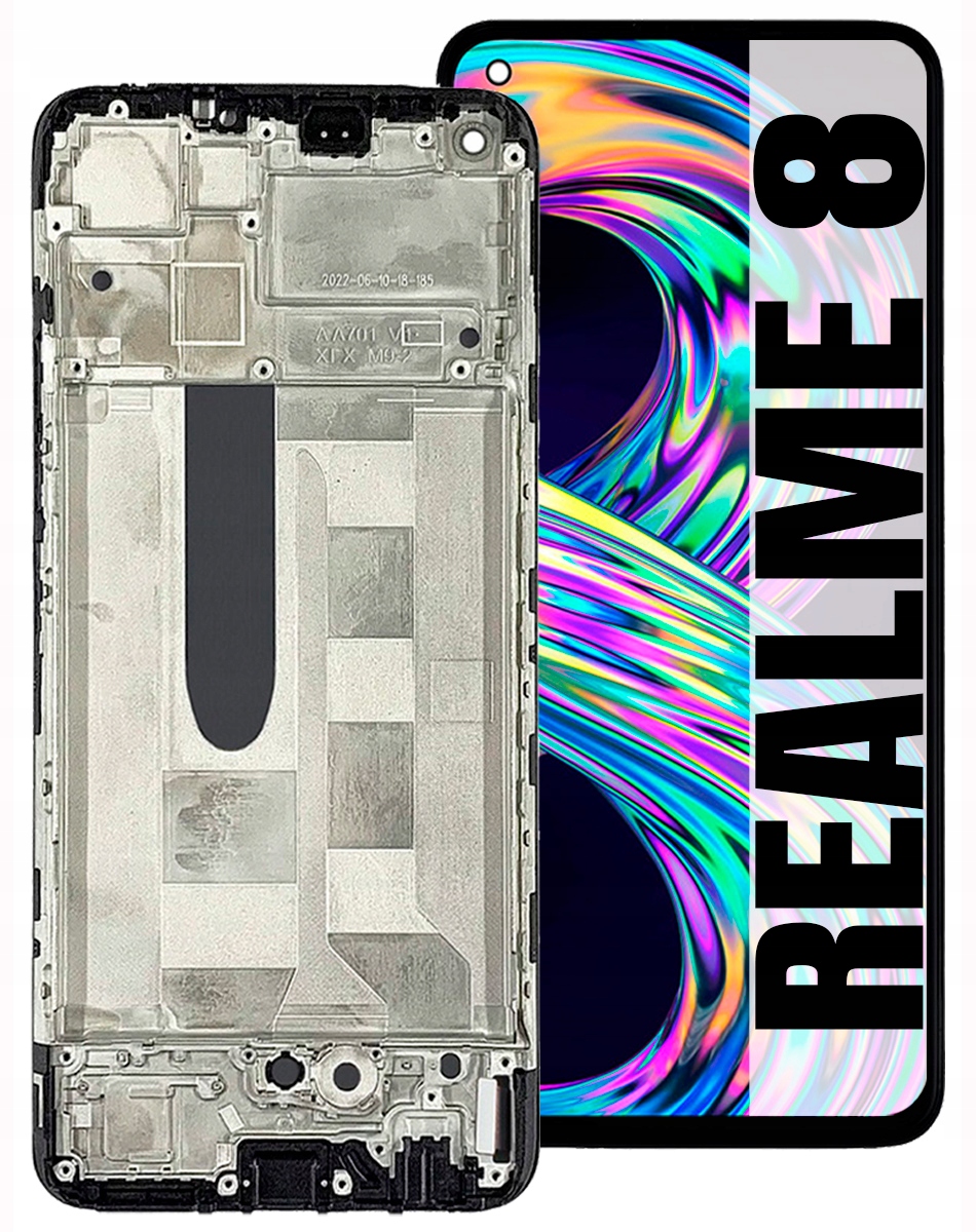 Displej Pro Oppo Realme 8 RMX3085 Oled LCD Displej Rámeček
