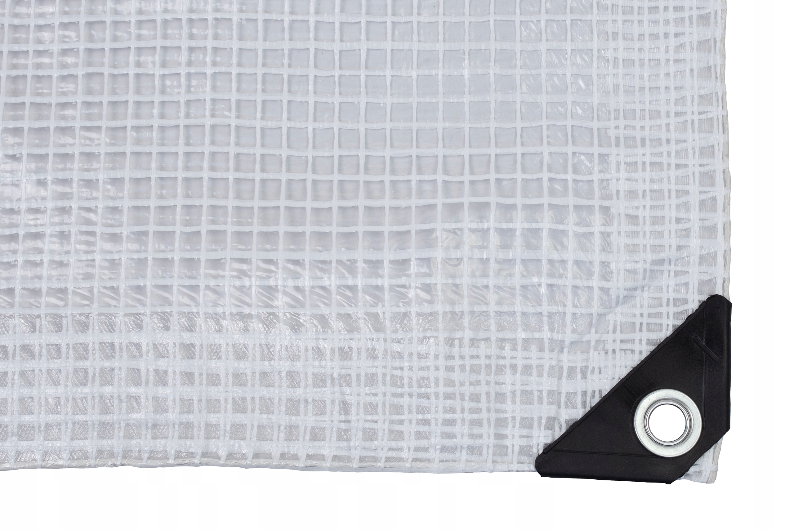 Plandeka Przeźroczysta Zbrojona 4x8 m GRUBA 100g Długość 8 m