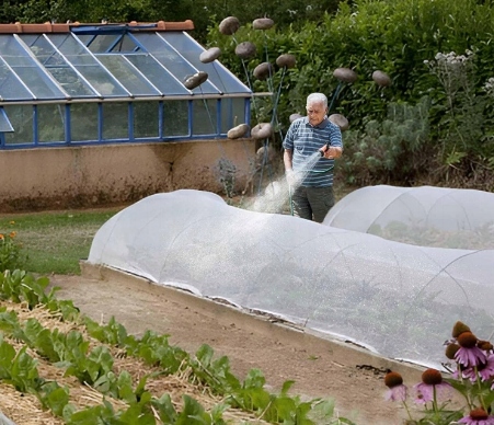 Siatka ochronna na rośliny, o drobnych oczkach, 3 x 6 m do ochrony roślin Powierzchnia 18 m²