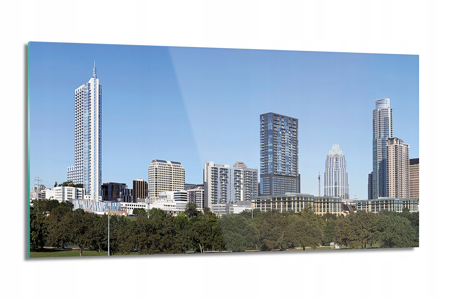 kuchynský panel s fotografiou Panorama mesto 100x50 sklo