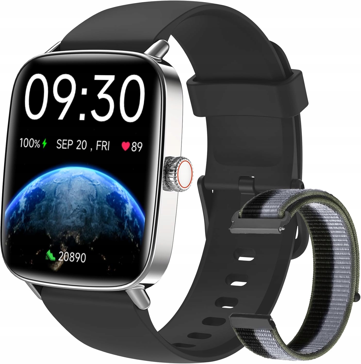 Chytré Hodinky Fitpolo Pánské Dámské 1.85" Hd Volání IP68 Puls SpO2