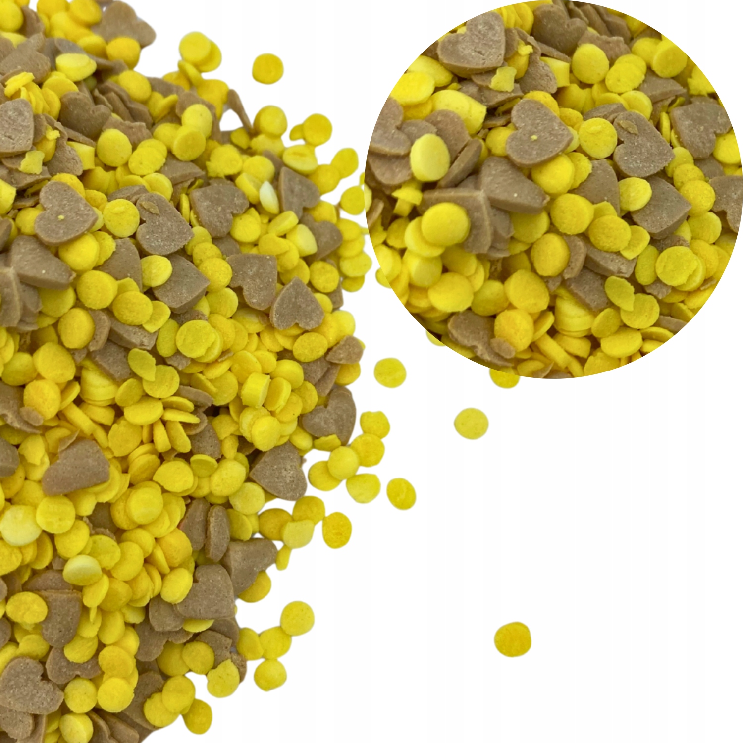 Posypka cukrowa pomarańczowo-czekoladowa 1kg – Dekoracja do tortów ciast