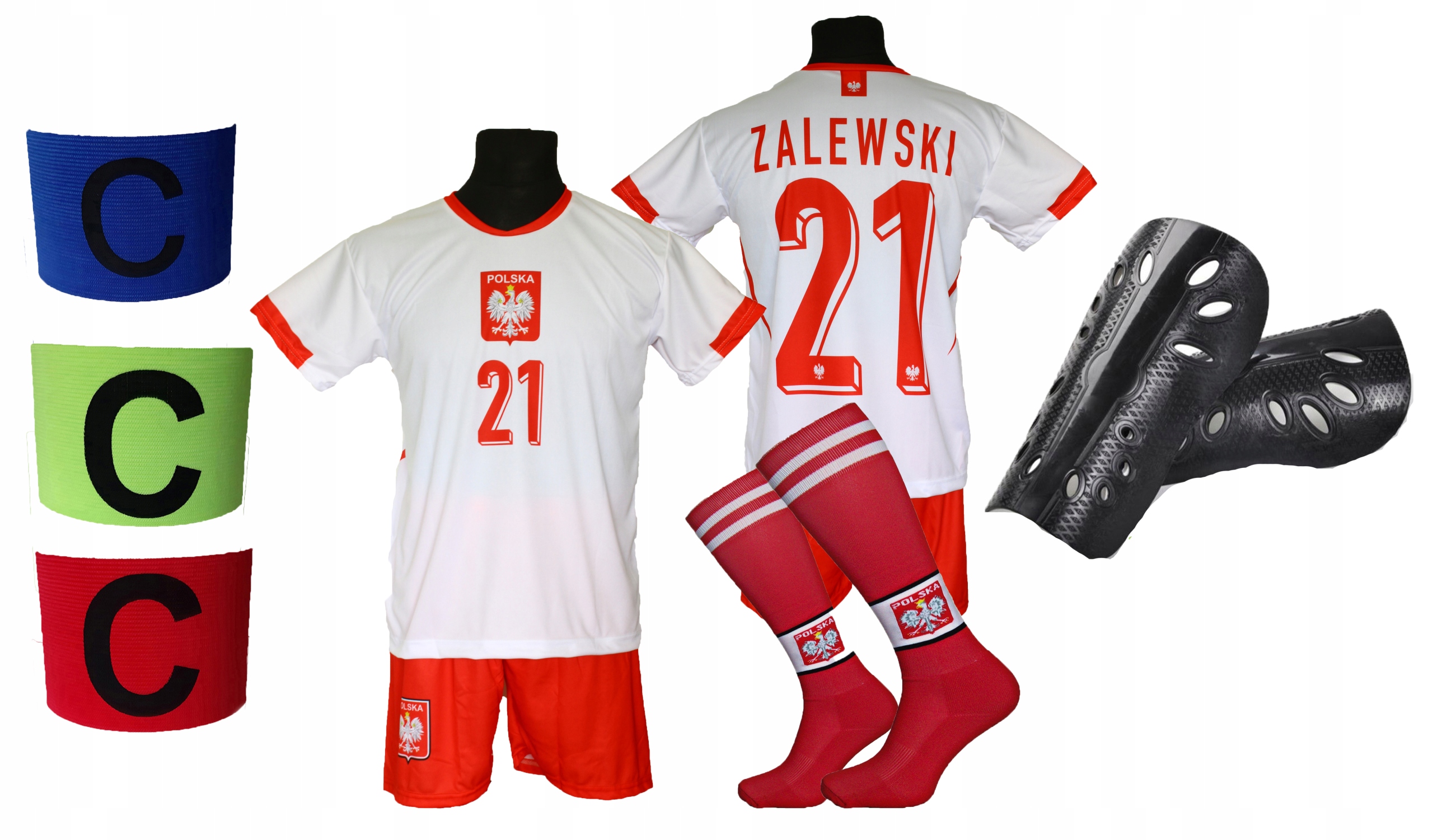 Zalewski komplet pro děti fotbalový dres Polska Oo 164