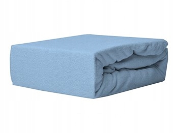 

Prześcieradło Frotte bez gumki 180g Błękit 140x200