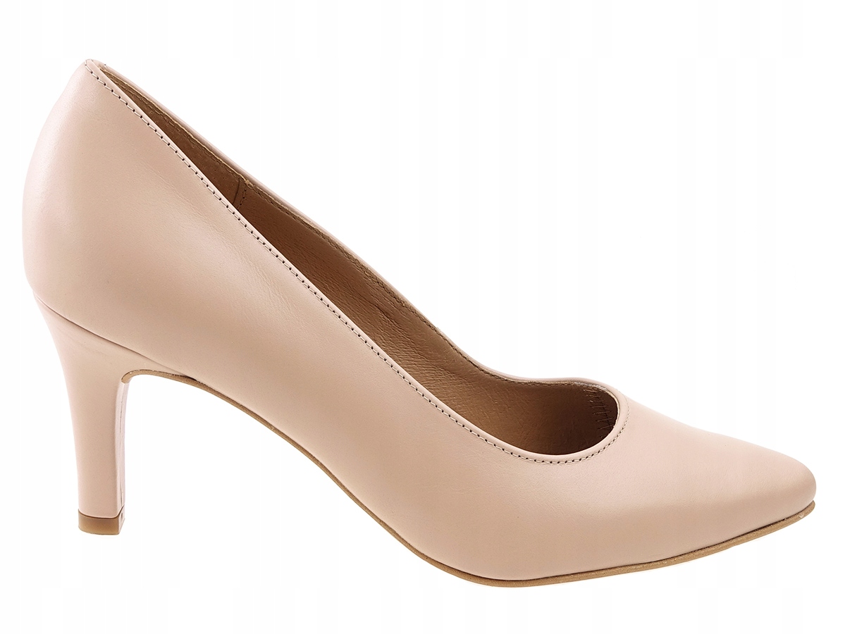 

Ryłko czółenka szpilki 7U200T2 beż, skóra 38