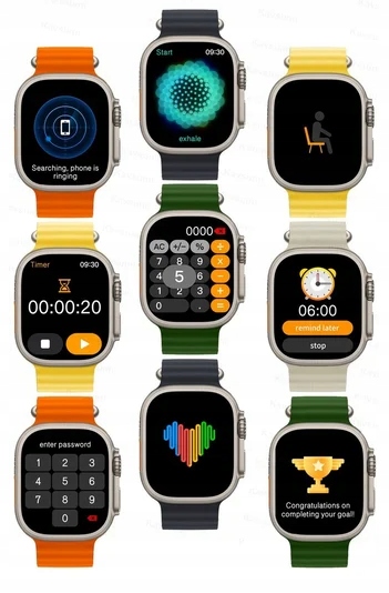 Smartwatch HK10 Ultra 3 Zegarek GEN 5 MĘSKI AMOLED 1GB ROM AI ChatGPT Model inny