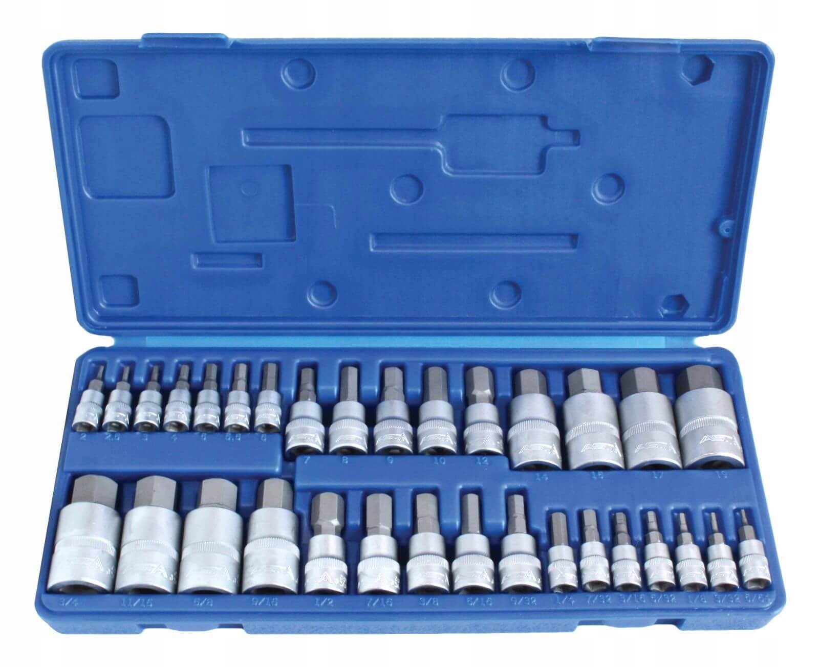 ZESTAW NASADEK TRZPIENIOWYCH IMBUS HEX CAL METRYCZ