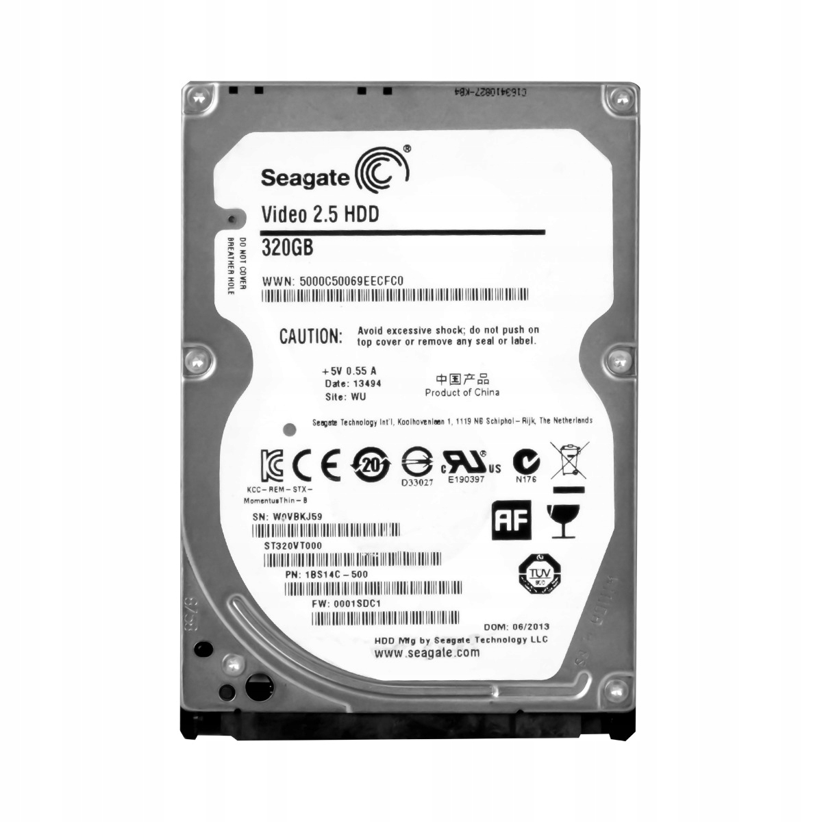 Seagate Video 2.5 Hdd 320GB 5.4K 16MB Sata II 2.5'' ST320VT000