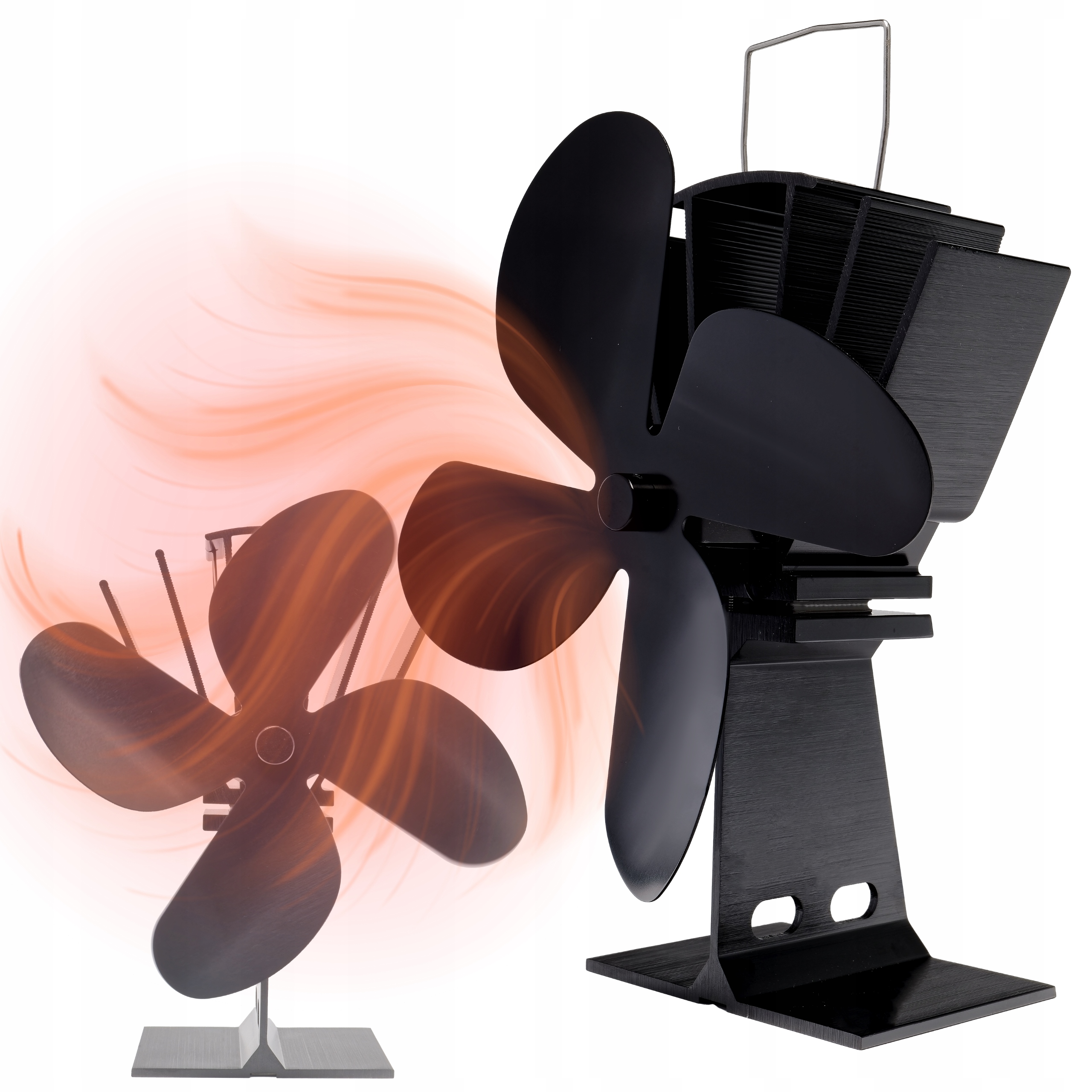 WENTYLATOR KOMINKOWY TERMOELEKTRYCZNY WIATRAK ZASILANY CIEPŁEM TURBINA