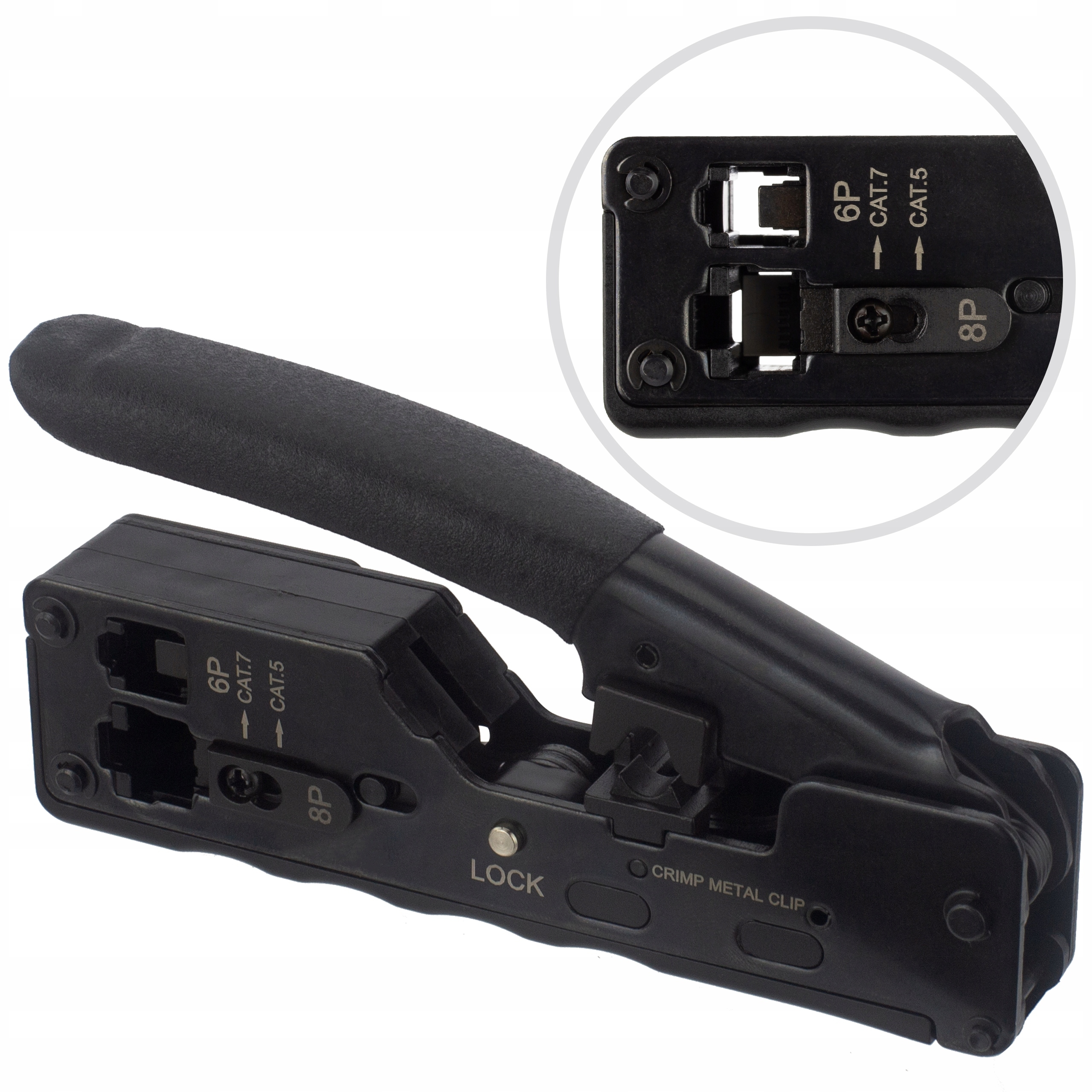 Neku Zaciskarka wtyków RJ45 z zaciskaniem ekranu