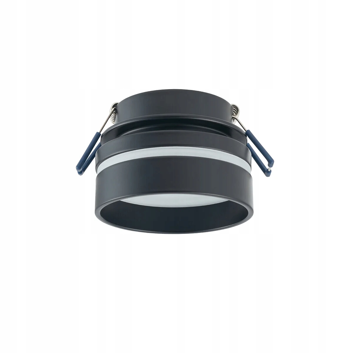 Moderní bodová podomítková lampa kulatá černá Mljet Nowodvorski