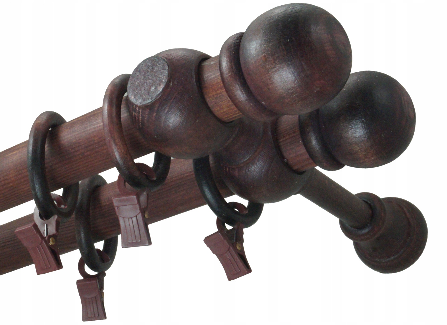 Karnisz drewniany sosna fi 28 3,5 m podw?jny 350 c EAN (GTIN) 5903726714624