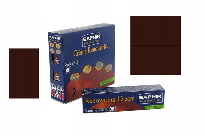 Krem do renowacji skór 100% skutecznosć-SAPHIR Renovating Cream 25ml BRĄZ