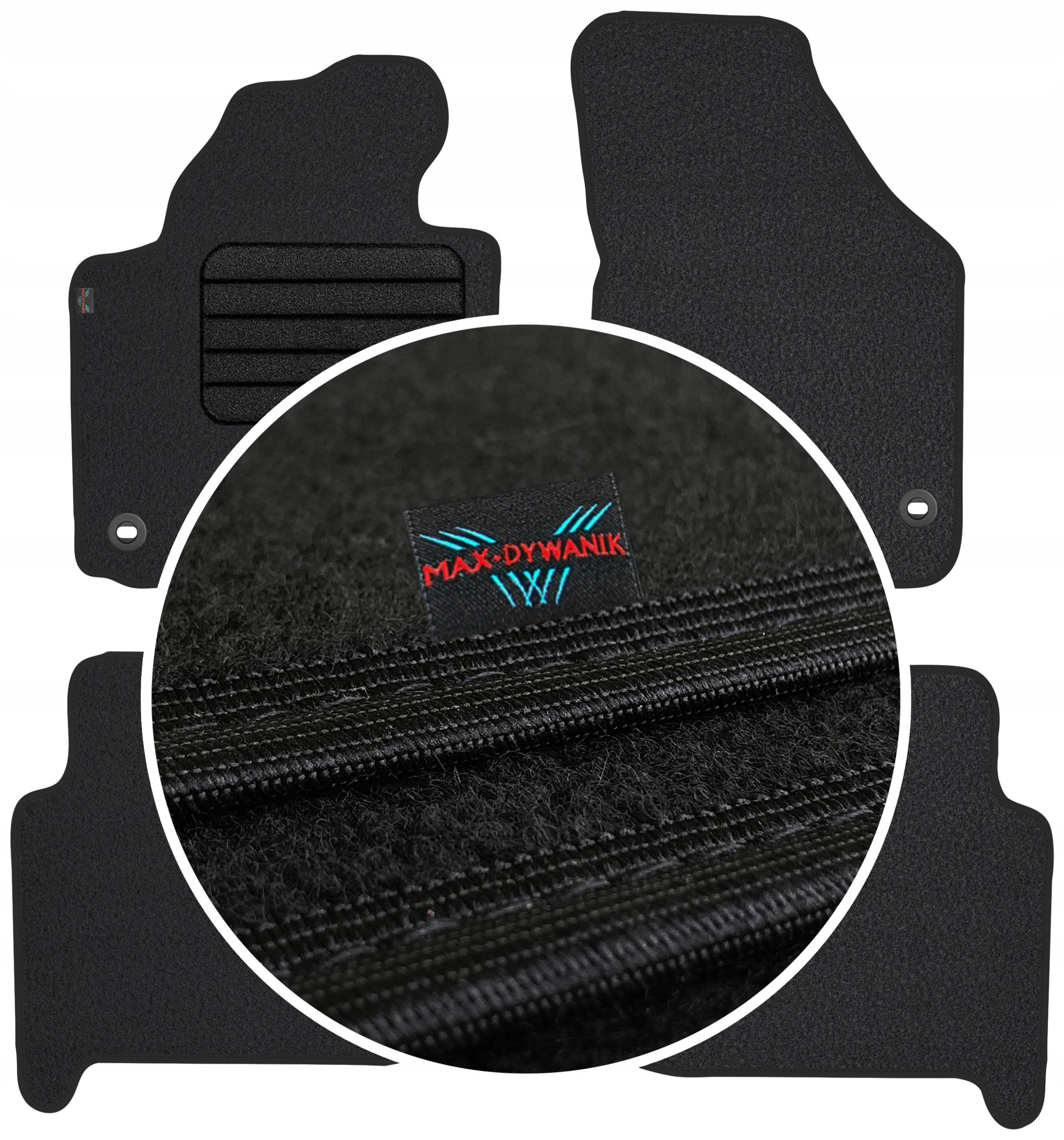 

Vw Touran I 5os 2003-2010 Dywaniki welurowe