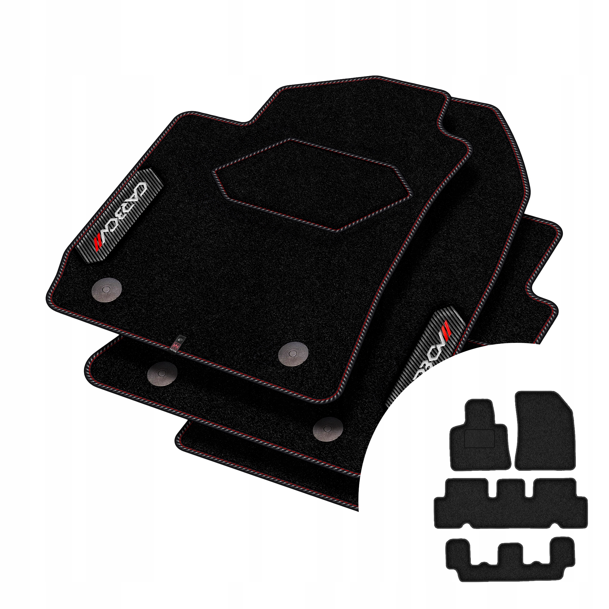 Koberce Carbon pre Citroen C4 Grand Picasso od roku 201