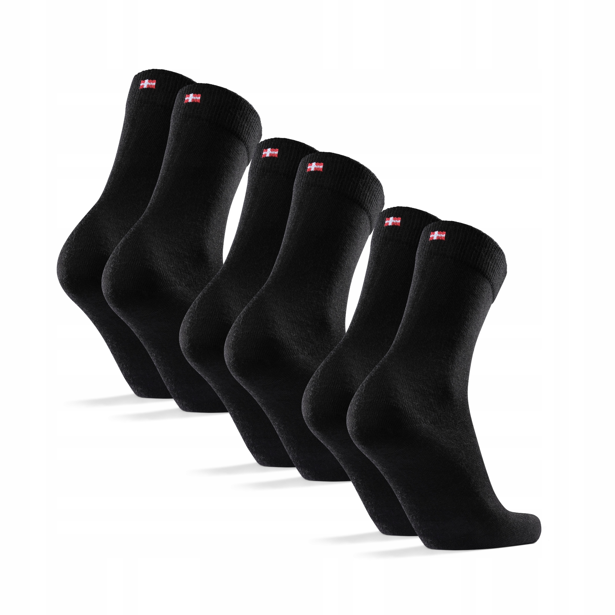 Ponožky Merino vlna Danish Endurance Klasické unisex 3-Pak 35-38