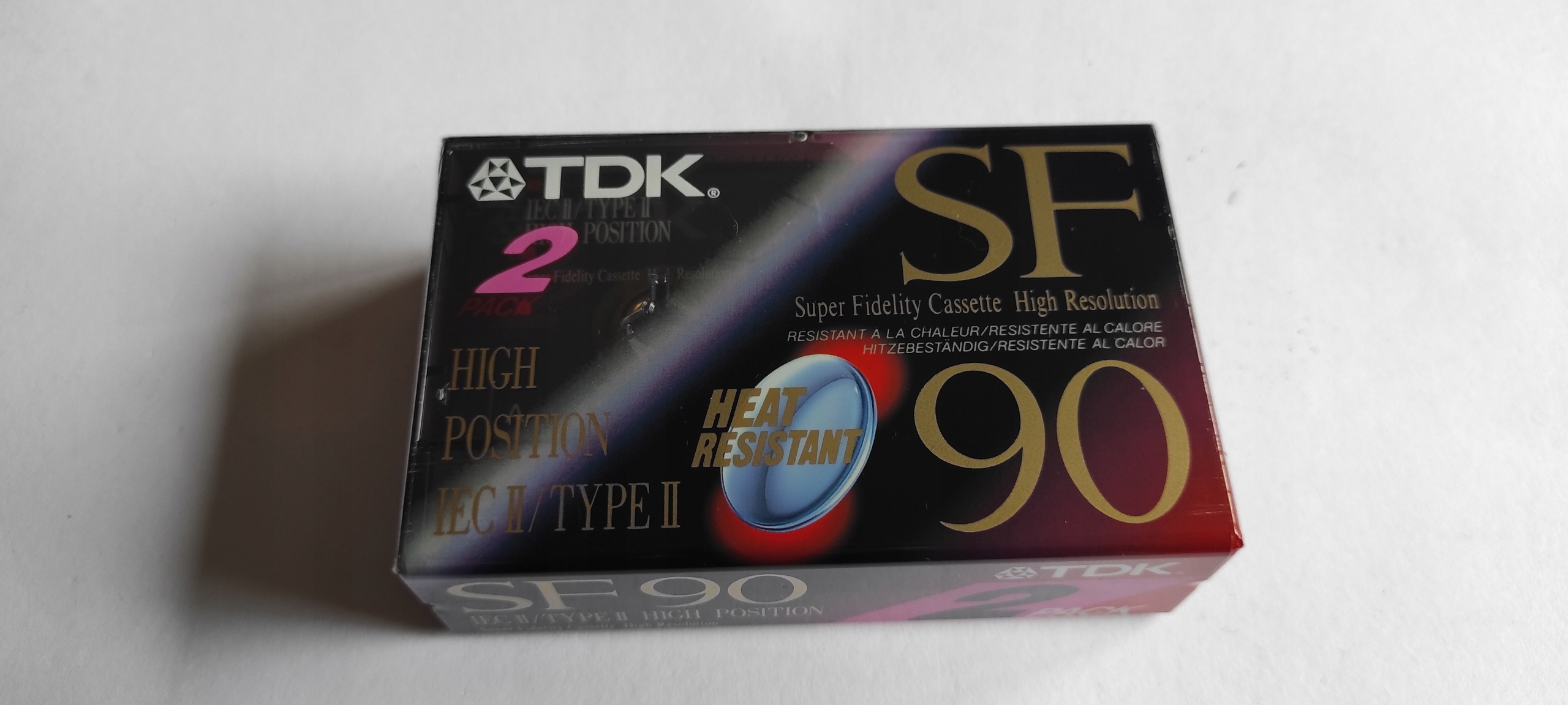 2pack Tdk SF90 Nos fólie Sf 90 (2 kazety) $251