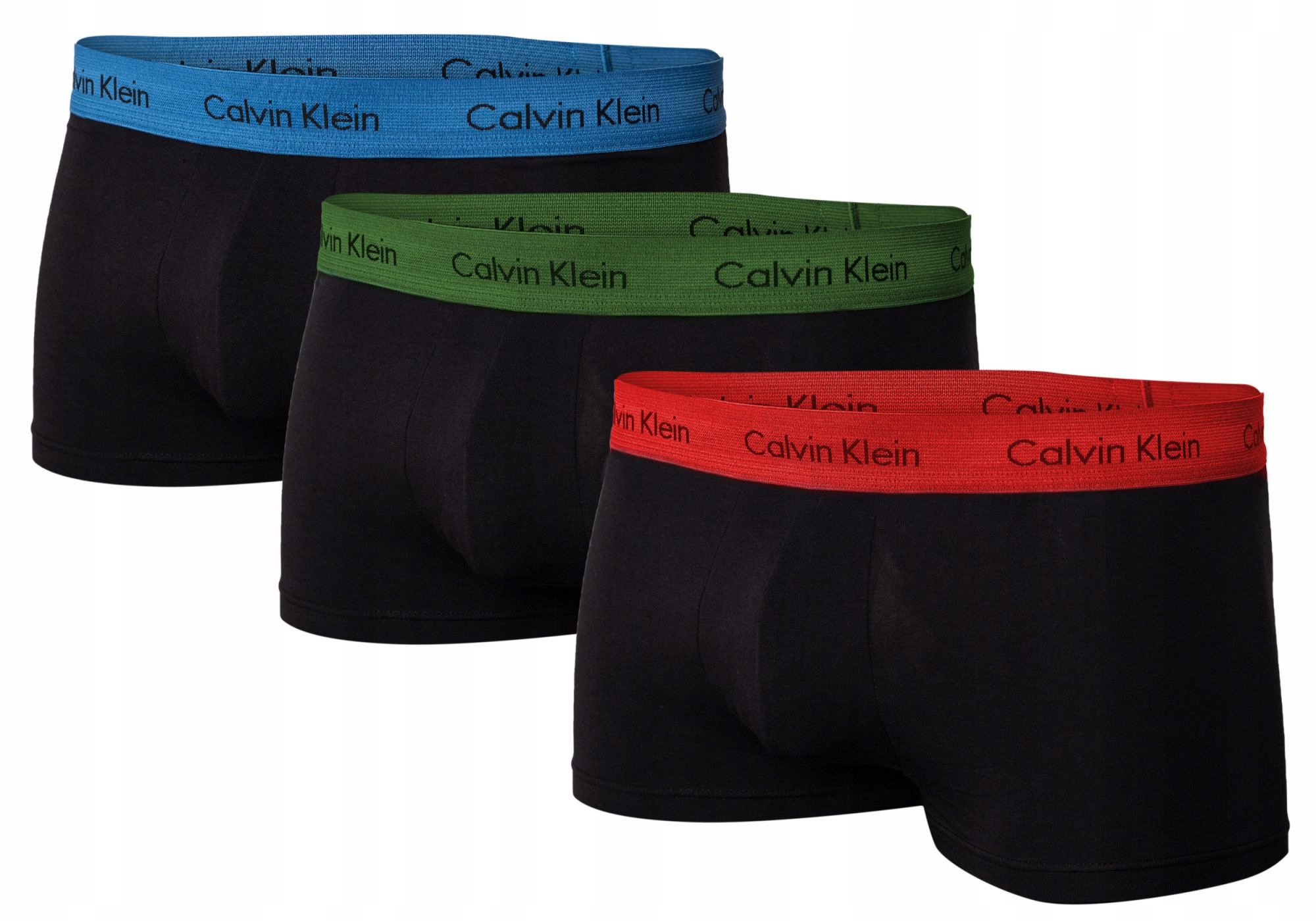 Pánské Boxerky Calvin Klein Černé Low Rise 3PAK, Sada 3 Kusů, vel. S