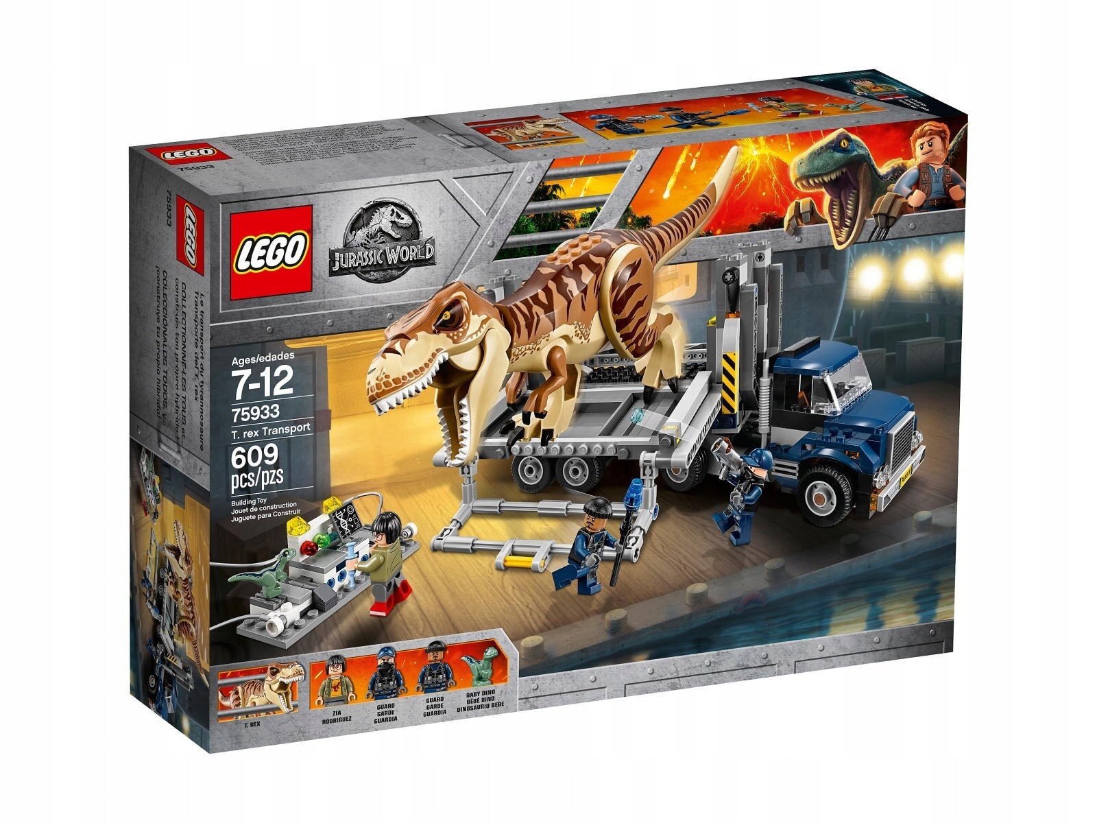 Lego Jurský svět 75933 Transport tyranosaura Nové