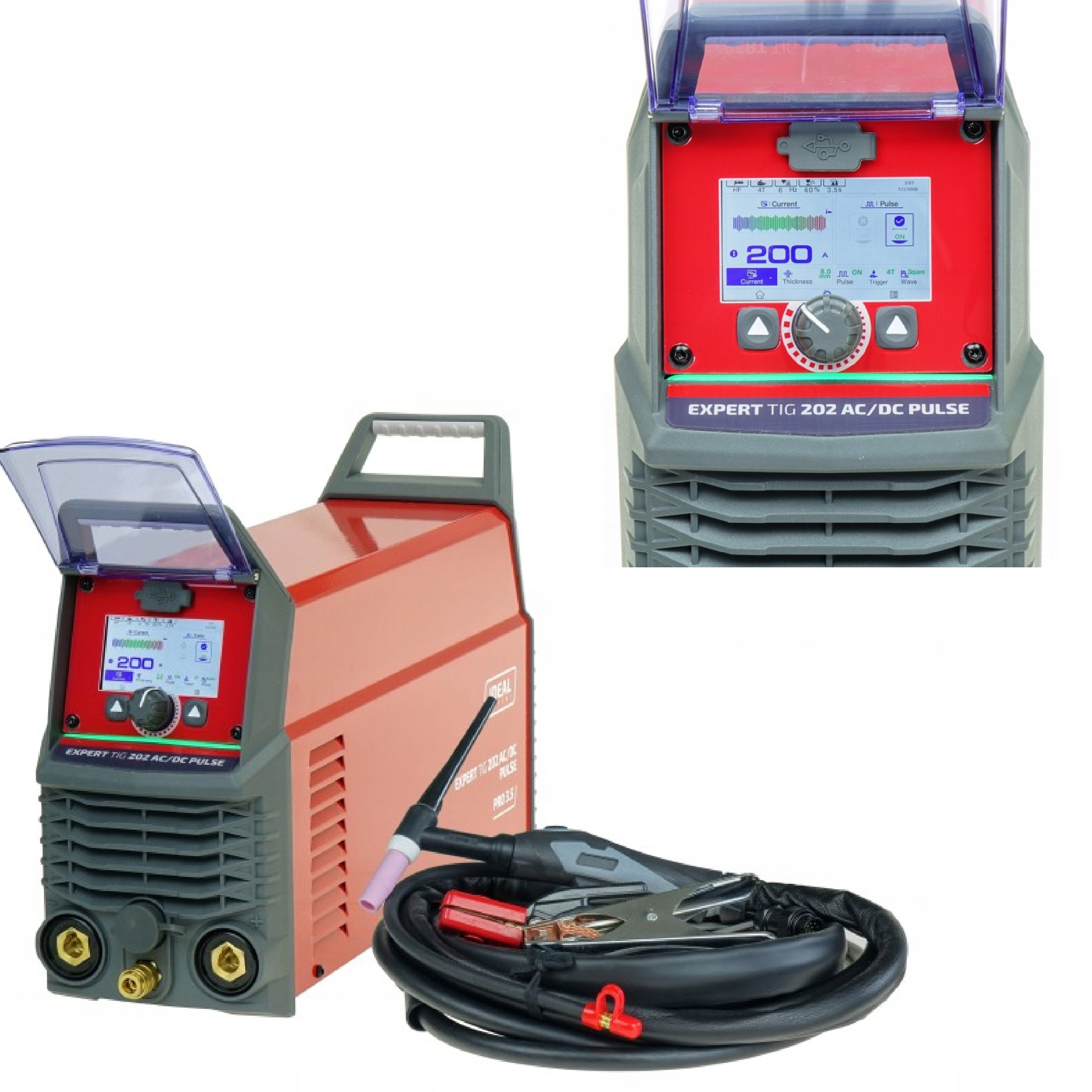 Spawarka inwertorowa Tig Expert 202 Ac/dc Pulse Mma do stali nierdzewnej
