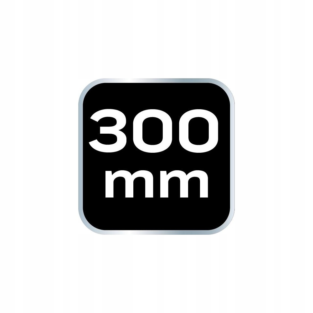 Przymiar liniowy 30 cm, stal nierdzewna Szerokość 27 mm